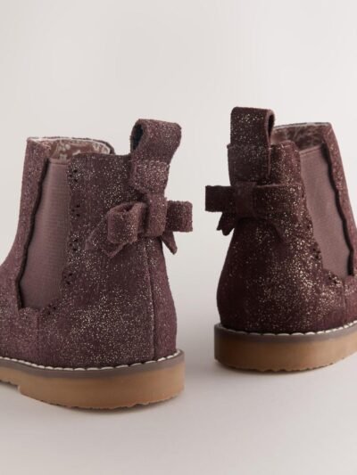 Chocolate Brown Wide Fit (G) Chelsea Ankle Boots