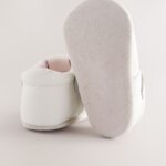 White Leather Baby T-Bar Shoes