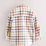 Ecru Bright Gingham Check Long Sleeve Character Shirt