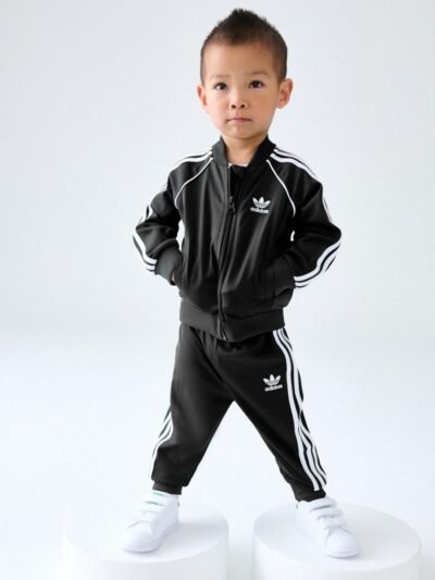 adidas Originals Black Adicolor SST Infant Kids Tracksuit