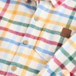 Ecru Bright Gingham Check Long Sleeve Character Shirt