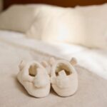Cream Bunny Baby Slip-On Shoes