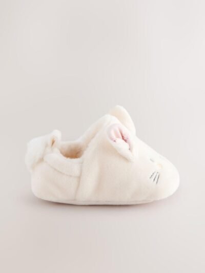 Cream Bunny Baby Slip-On Shoes