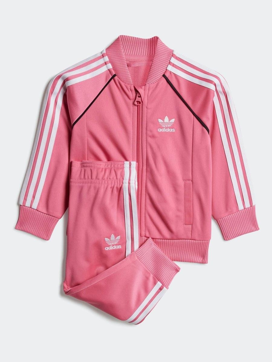 adidas Originals Pink Adicolor SST Infant Kids Tracksuit