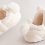 Cream Bunny Baby Slip-On Shoes