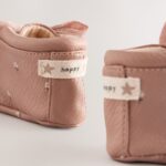 Pink Rust Baby Floral Print Boots