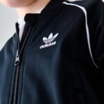 adidas Black Adicolor SST Little Kids Tracksuit