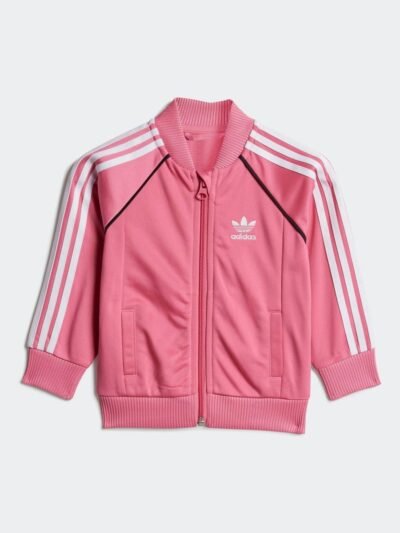 adidas Originals Pink Adicolor SST Infant Kids Tracksuit