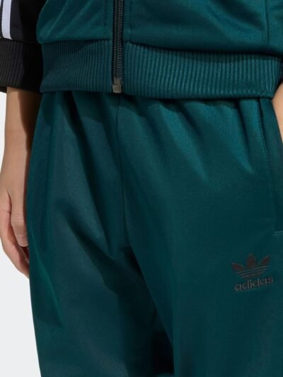 adidas Green Adicolor SST Little Kids Tracksuit