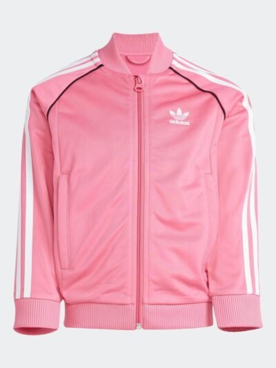 adidas Originals Pink Adicolor SST Little Kids Tracksuit