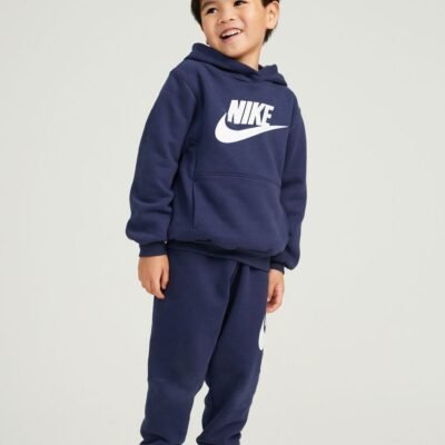 Nike Navy Little Kids Club Fleece Tracksuit Set