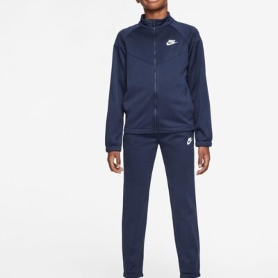 Nike Midnight Navy Dri-Fit Poly Zip Through Tracksuit