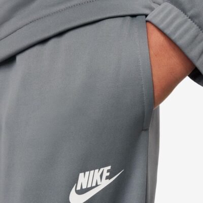 Nike Smoke Grey Dri-Fit Poly Zip Through Tracksuit