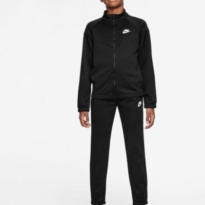Nike Black Dri-Fit Poly Zip Through Tracksuit
