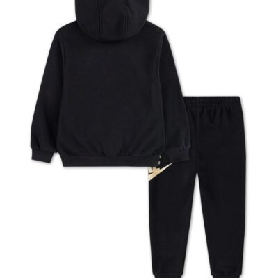 Nike Black Chrome Little Kids Club Fleece Tracksuit Set