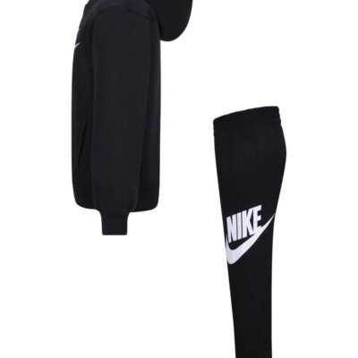 Nike Black Little Kids Club Fleece Tracksuit Set