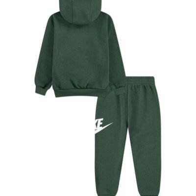 Nike Green Little Kids Club Fleece Tracksuit Set
