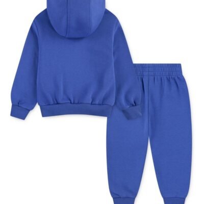 Nike Comet Blue Little Kids Overhead Hoodie and Joggers Tracksuit