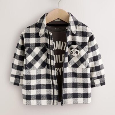 Mono Panda Long Sleeve Shirt and T-Shirt Set