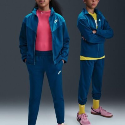 Nike Blue Force Dri-Fit Poly Zip Through Tracksuit