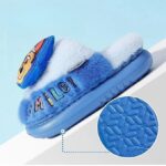 Paw Patrol Chase Plush Slippers – Premium Blue Kids Slides