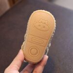 XiaRenTong Quilted Bear Ear Snow Boots
