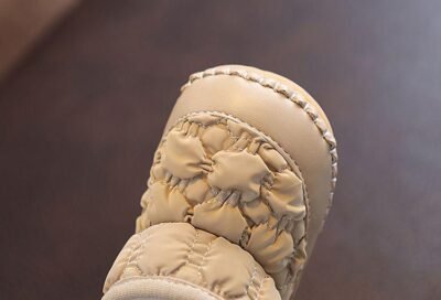 'QDD' Fleece-Lined Bear Booties