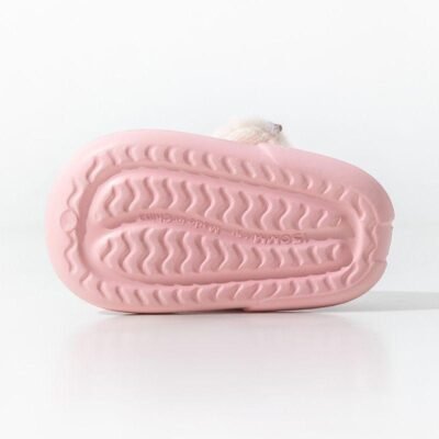 Cute Hello Kitty Fur-Lined Slippers for Kids