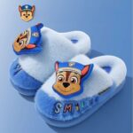 Paw Patrol Chase Plush Slippers – Premium Blue Kids Slides