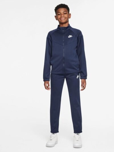 Nike Midnight Navy Dri-Fit Poly Zip Through Tracksuit