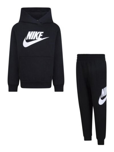 Nike Black Little Kids Club Fleece Tracksuit Set
