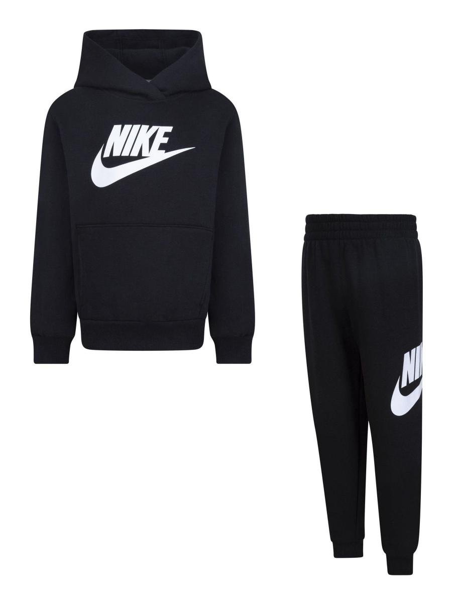 Nike Black Little Kids Club Fleece Tracksuit Set