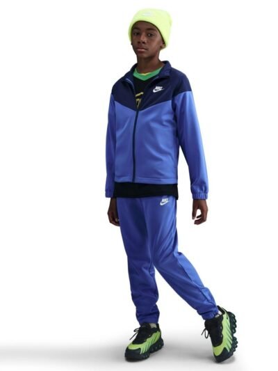 Nike Comet Blue Dri-Fit Poly Zip Through Tracksuit