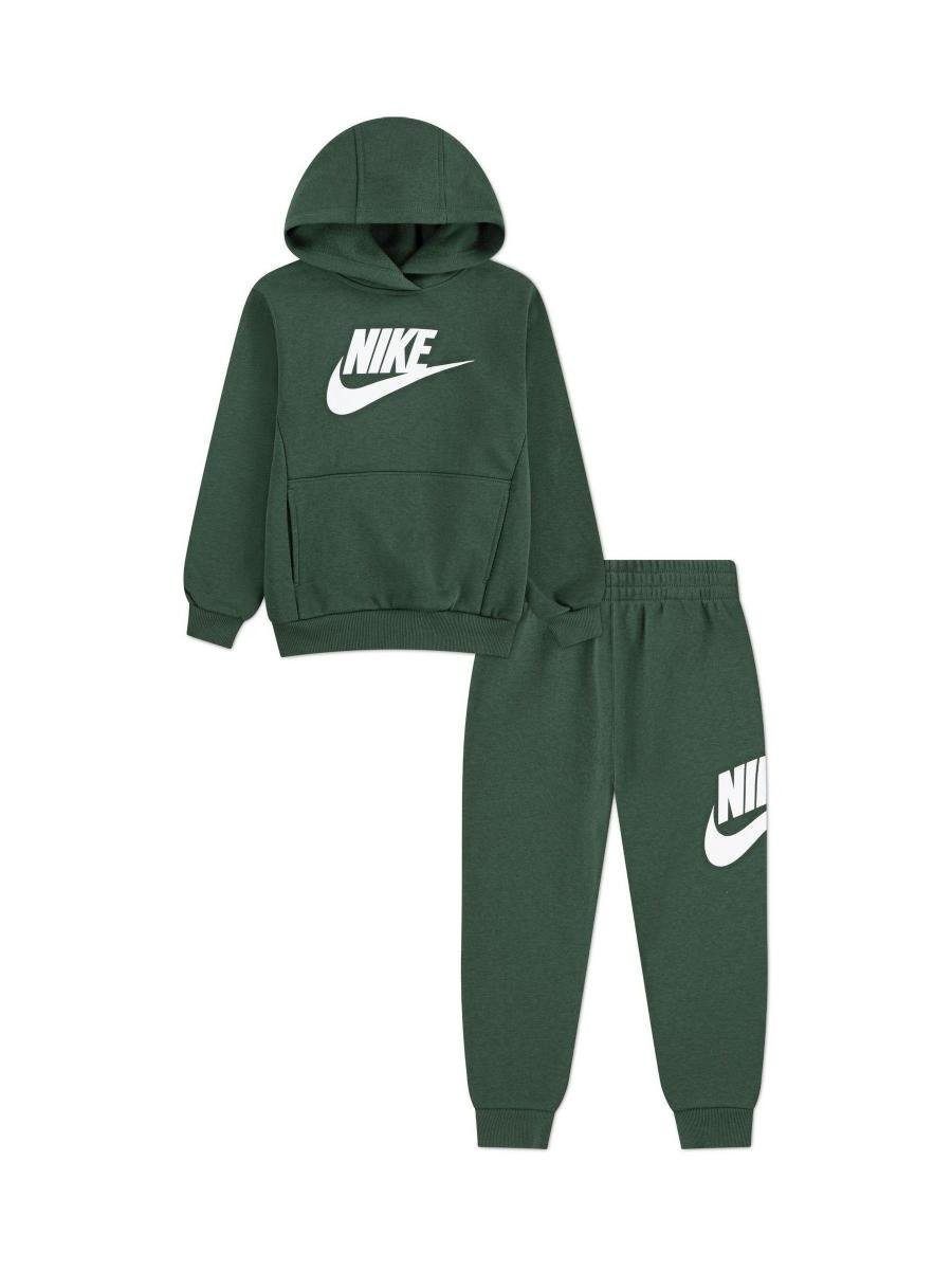 Nike Green Little Kids Club Fleece Tracksuit Set