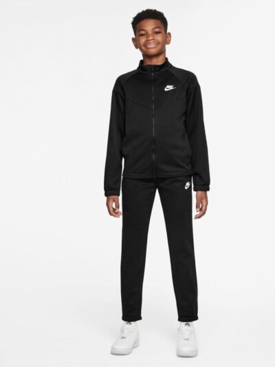 Nike Black Dri-Fit Poly Zip Through Tracksuit