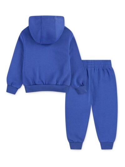 Nike Comet Blue Little Kids Overhead Hoodie and Joggers Tracksuit