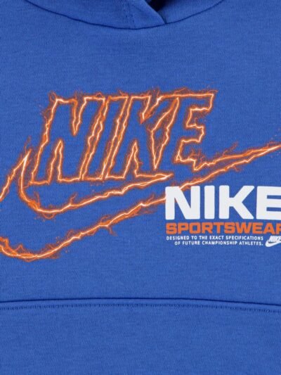 Nike Comet Blue Little Kids Overhead Hoodie and Joggers Tracksuit