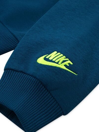 Nike Green Little Kids JDI Crew Joggers and Tracksuit Set