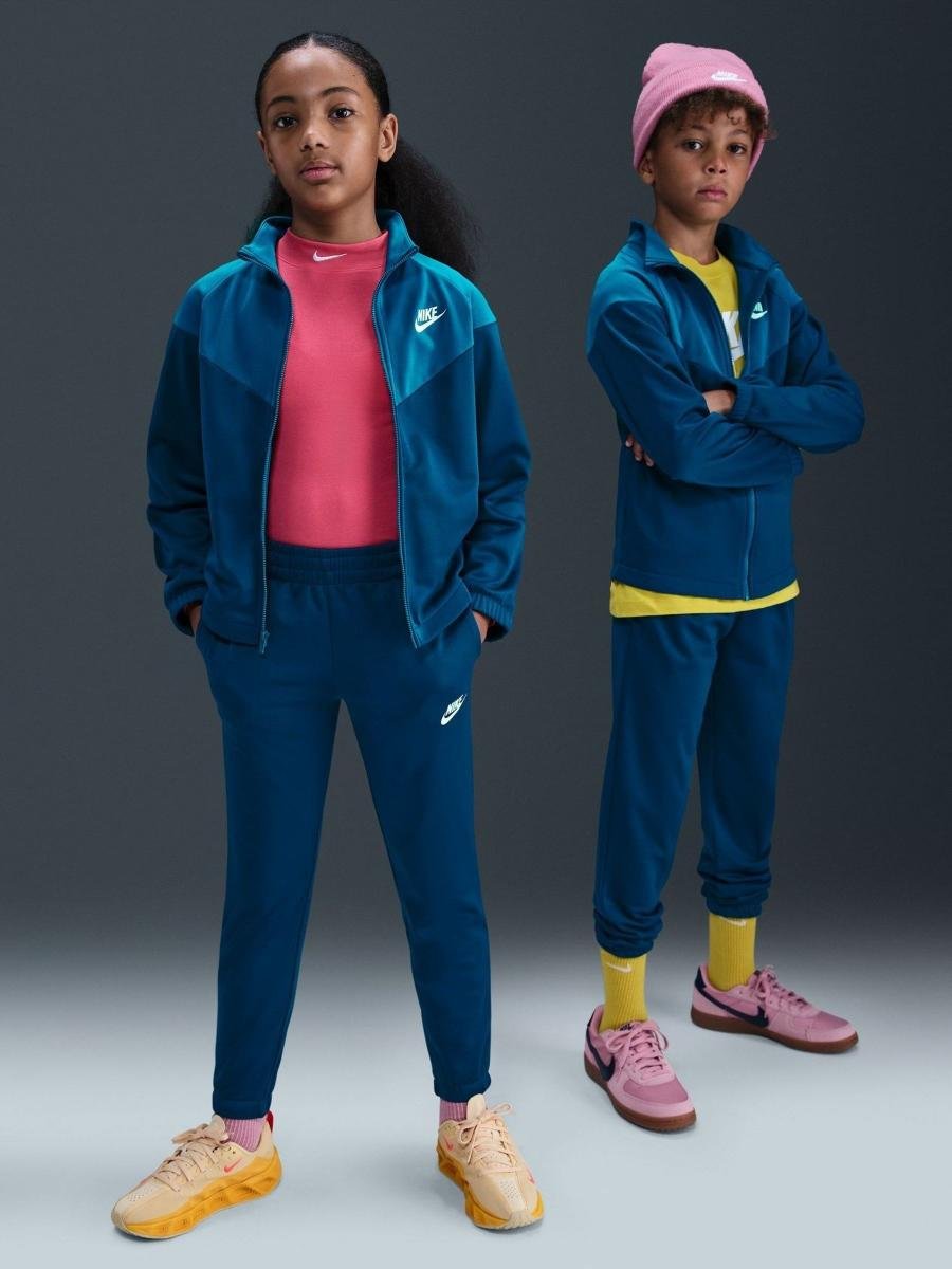 Nike Blue Force Dri-Fit Poly Zip Through Tracksuit
