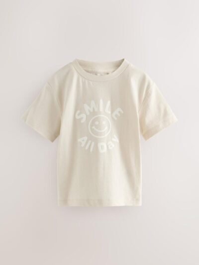 Blue Check Long Sleeve Shirt and T-Shirt Set