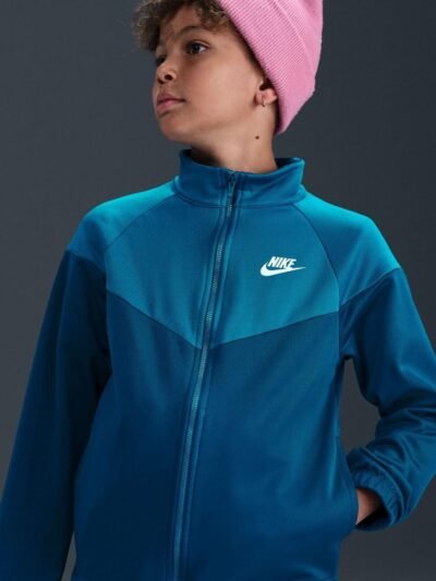 Nike Blue Force Dri-Fit Poly Zip Through Tracksuit