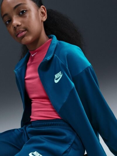 Nike Blue Force Dri-Fit Poly Zip Through Tracksuit