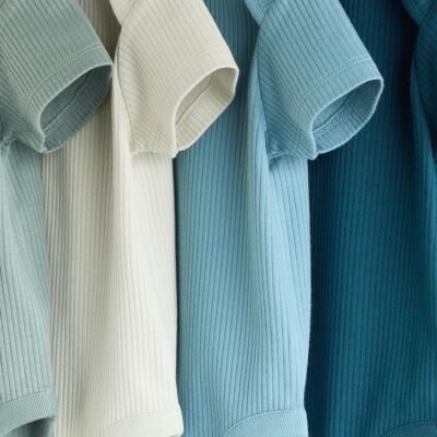 Blue Baby Short Sleeve Bodysuits 5 Pack