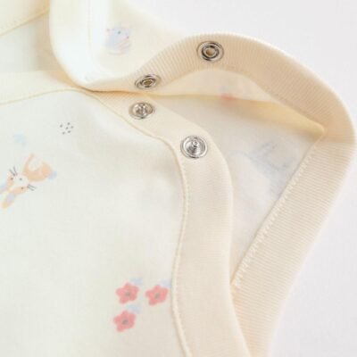 Multi Pastel Character 5 Pack Long Sleeve Baby Bodysuits