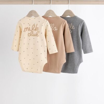 Neutral Milk Club Baby Bodysuits 3 Pack