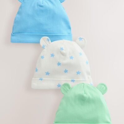 Blue/Green Baby Beanies