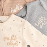Neutral Milk Club Baby Two Way Zip 100% Cotton Sleepsuits 3 Pack