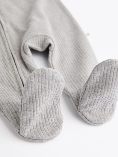 Neutral Milk Club Baby Two Way Zip 100% Cotton Sleepsuits 3 Pack