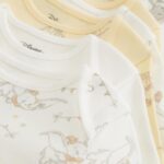 7pk Disney’s Dumbo Long Sleeve Bodysuits