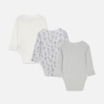 3pk Disney X Steve Thompson Long Sleeve Newborn Bodysuits